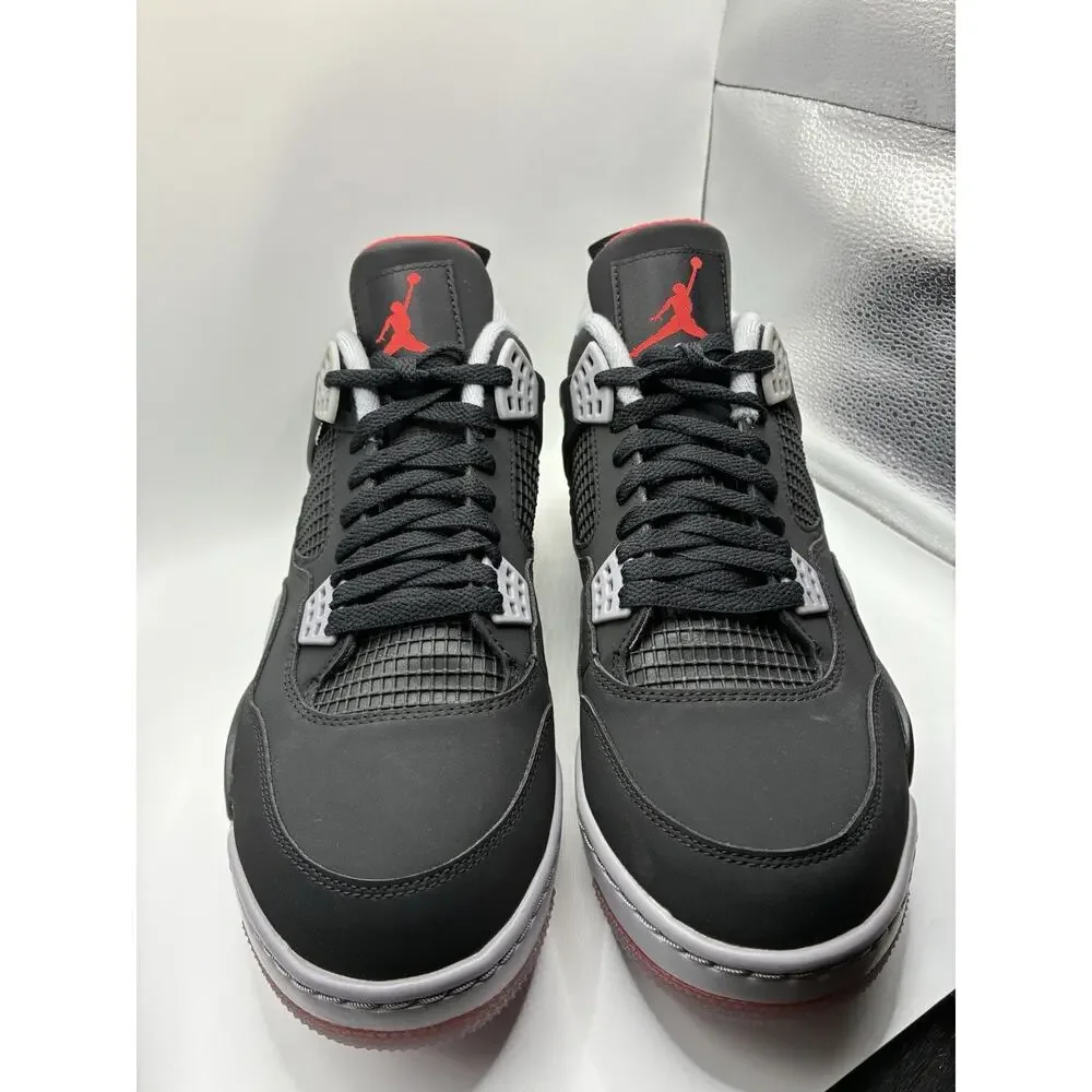 Nike Retro Air Jordan 4 Golf 'Bred' Men's CU9981-002 SZ 12 New With Box PGA Golf